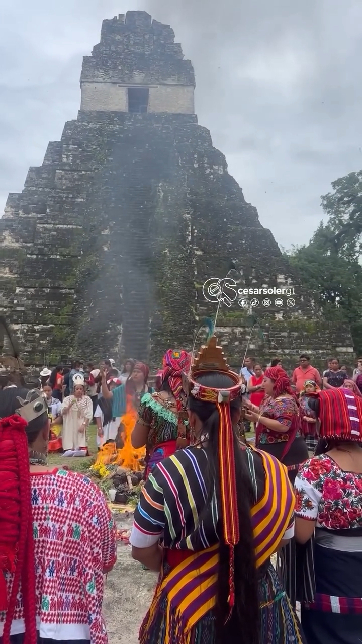 灭绝？消失？外星？这是当代真实的玛雅原住民聚集在蒂卡尔国家公园时的庆祝方式！✊🏼✊🏽🤔