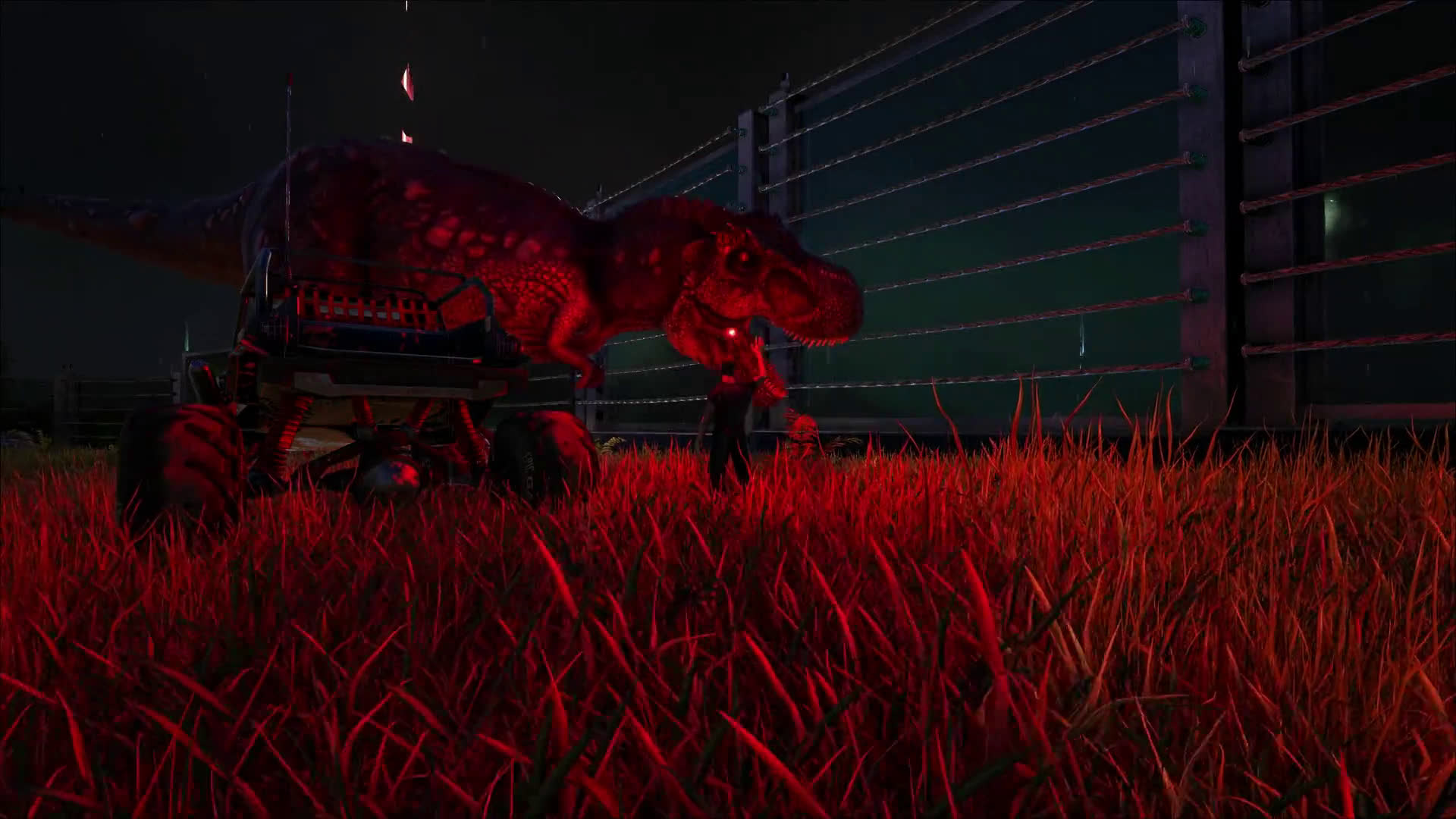 《侏罗纪公园》里燃烧棒为什么能引导霸王龙?