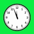 绿幕视频素材钟表