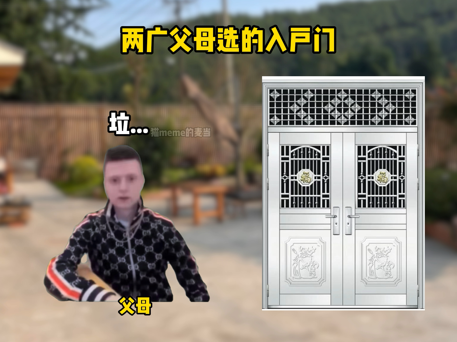 “两广父母选的入户门”