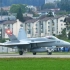瑞士空军F/A 18C战斗机机场起飞