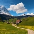 【4K超清】春季漫步游瑞士-格林德瓦｜清晨在天堂上散步 2022.6