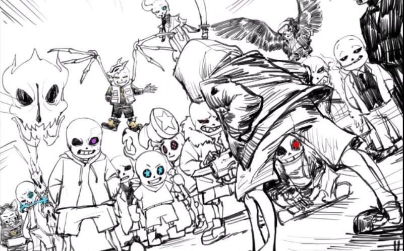 the death of undertale sans the birth of underhell sans