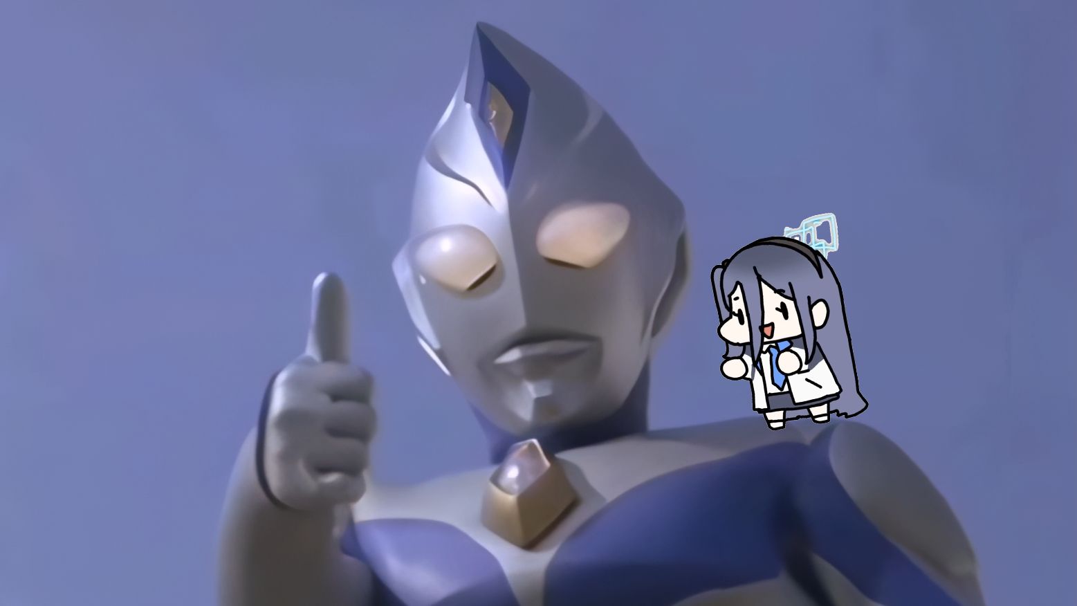 Omg it's 只想守护你 (戴拿奥特曼）