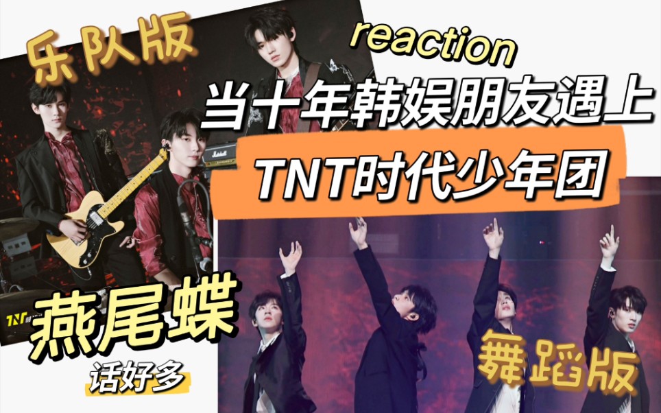 【时代少年团reaction】十年韩娱朋友TNT《燕尾蝶》reaction(话很多且非常主观)