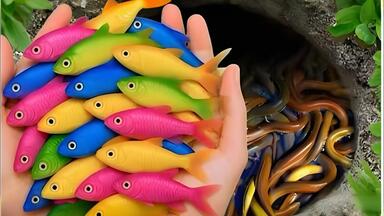 ✨花园寻宝记！捕获琉璃斗鱼鎏金锦鲤乒乓仙鱼…这树洞藏了<em class="keyword">海底</em>总动员？💥**