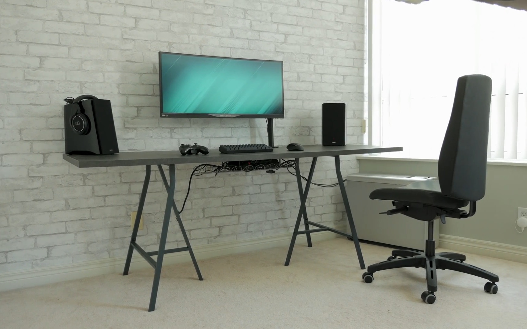 【梦幻桌面  工业混凝土】Dream Desk Setup  Modern Industrial Concrete Design 「生」哔哩哔哩bilibili