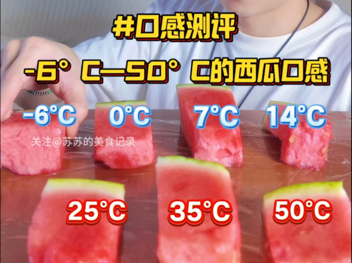 -6°C到50°C西瓜口感
