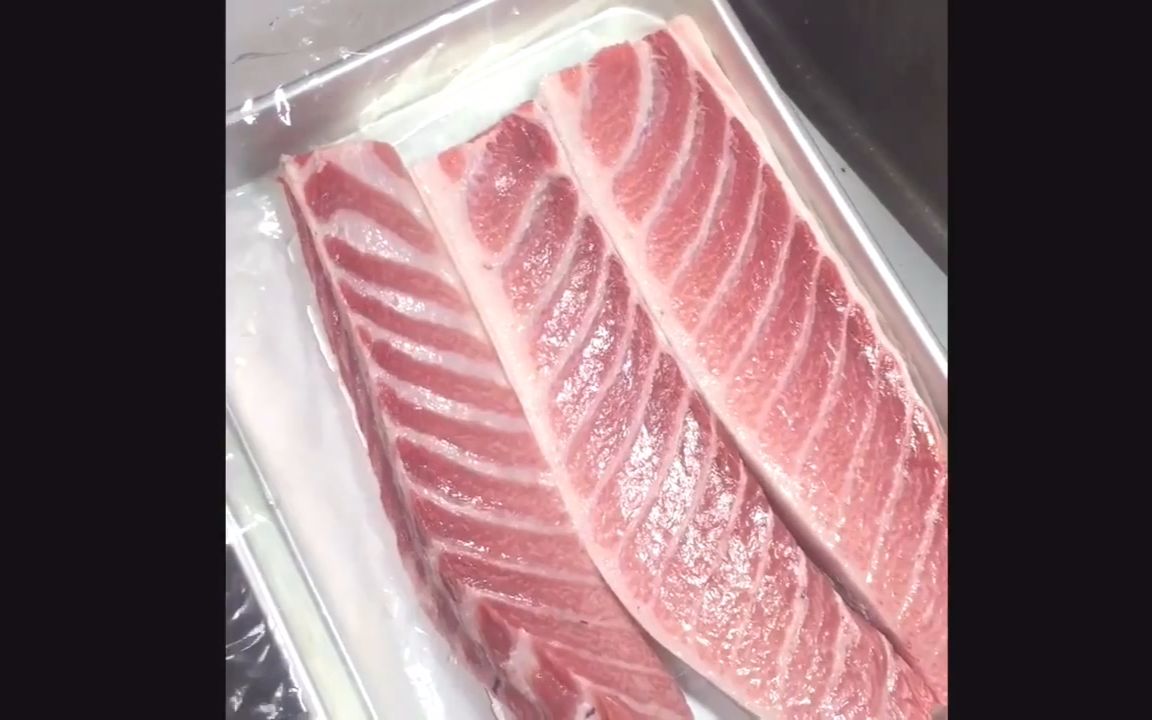 【日料刀工】金枪鱼 大腩 切割