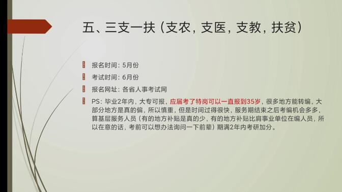 13.1个的入编考试基本情况汇总