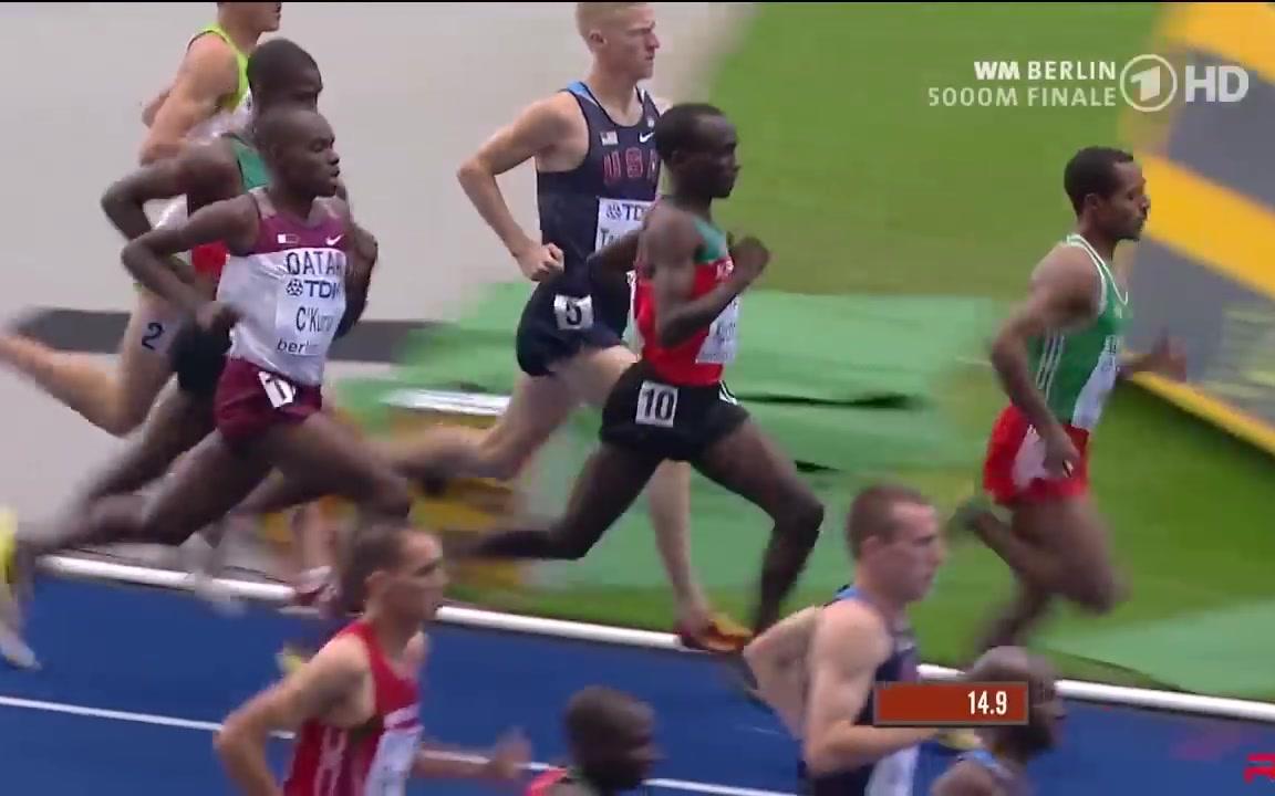 【传说级】法拉赫，贝克勒，吉普乔格，拉加特09年世锦赛5000m
