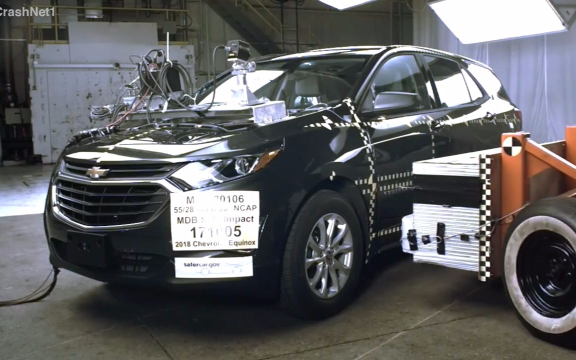 雪佛兰 探界者 (chevrolet equinox)美国nhtsa碰撞机构 全面测试