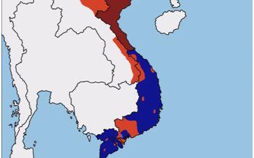 【历史地图】汉化：越南战争战线变化
