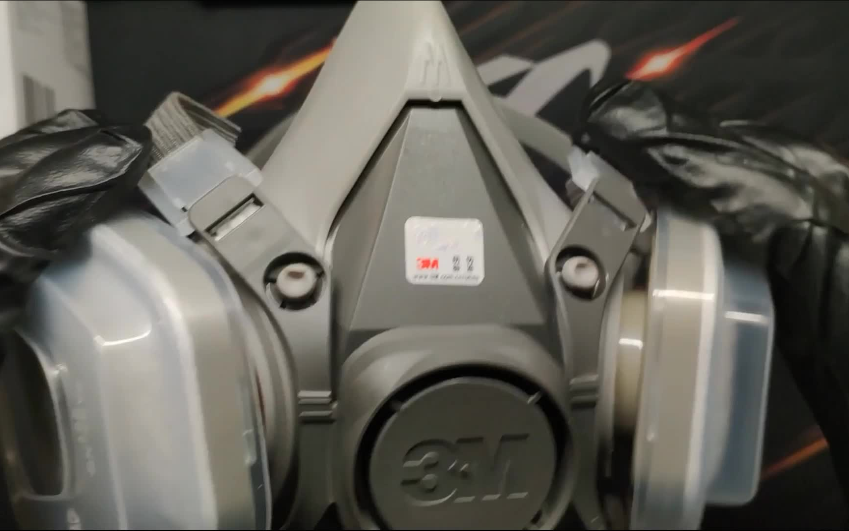 3M 6200防毒面罩滤盒正确的安装及真假滤棉