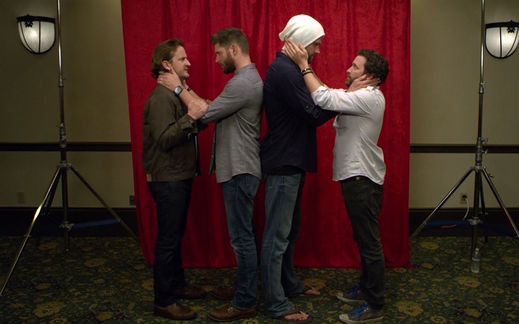 【jaredpadalecki资讯主页】kings of conversation幕后花絮jared cut