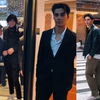 POV：我们进入了同一个电梯，并对视上