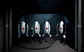 [portal2]小炮台合奏ed1 用或其他应用扫描二维码 点赞 传送门2ed1 -w