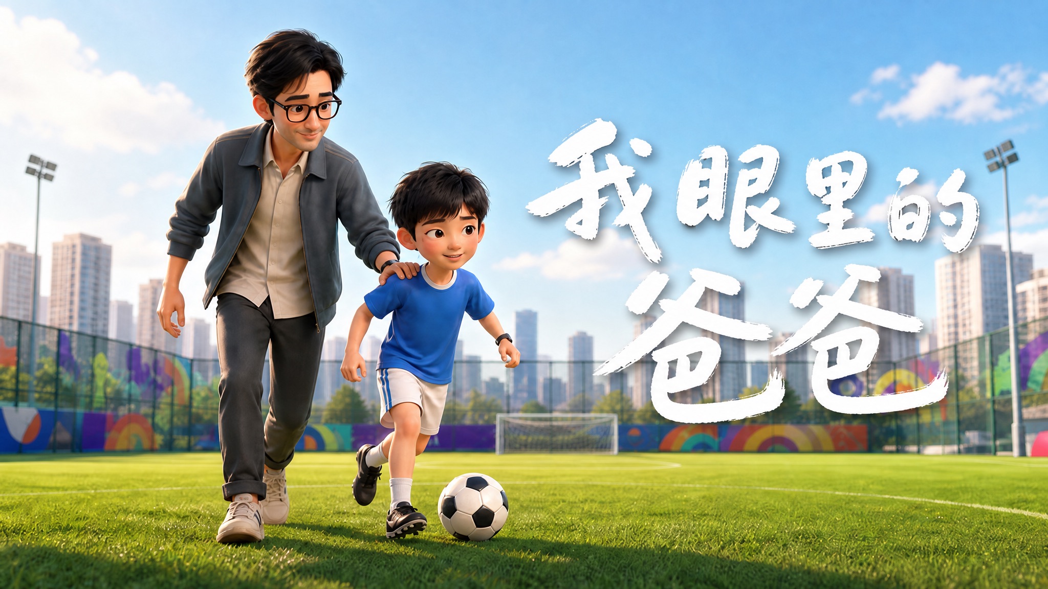 爸爸也曾是个有梦想的少年 父亲节AI短片｜《我眼里的爸爸》