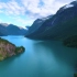 空镜头视频素材 山川蓝天白云湖泊航拍素材分享