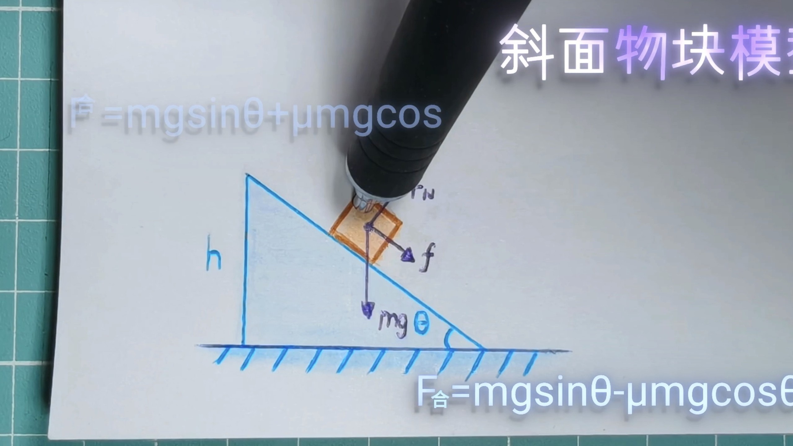 【纸绘动画】手绘300张，带你见识各种物理模型！