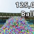 125000个小球在足球场里 | Blender交互模拟