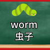 学会英语说butterfly 蝴蝶worm 虫子frog青蛙