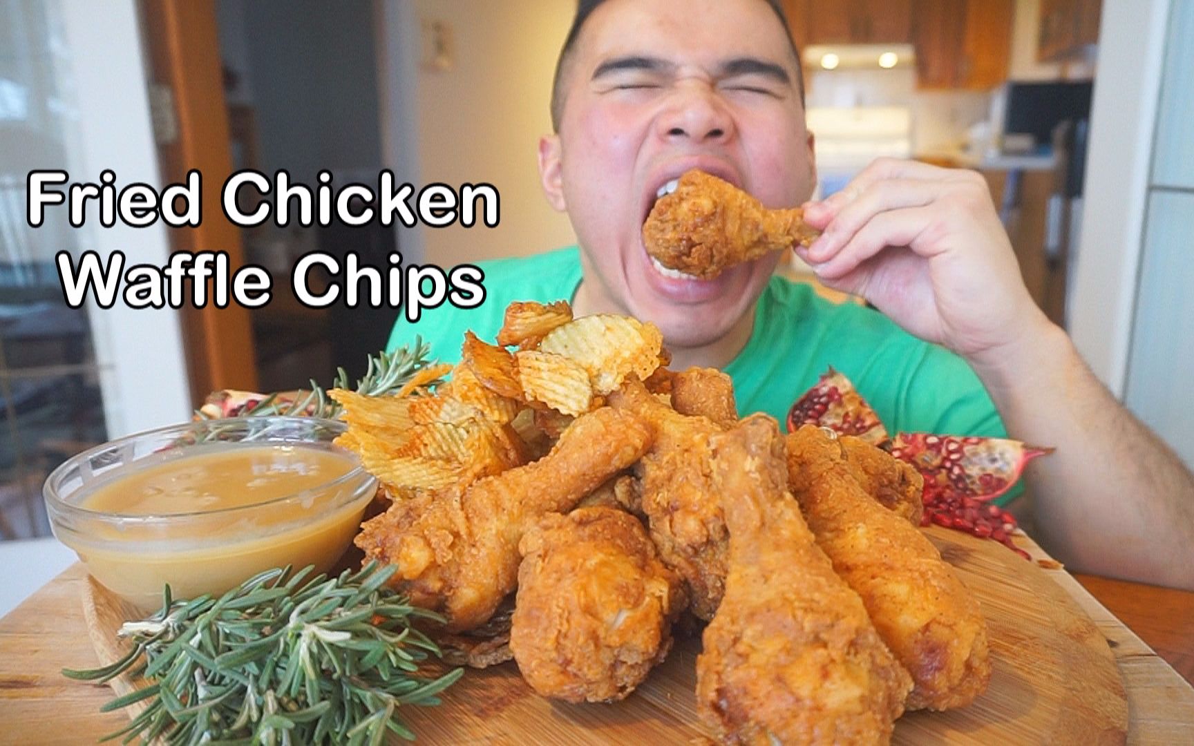 fried chicken & waffles chips