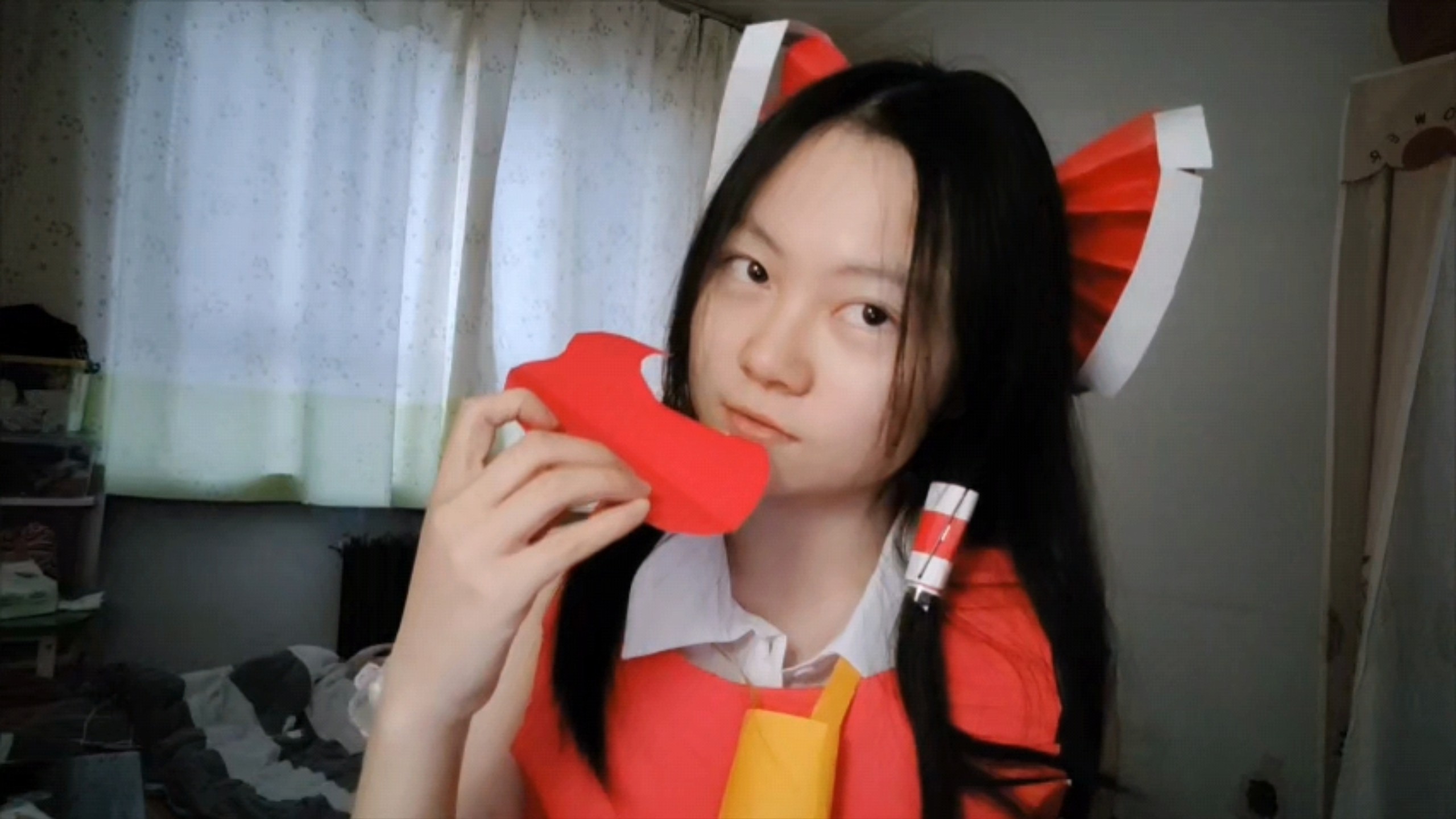 穿着手搓的衣服唱了Bad Apple!!