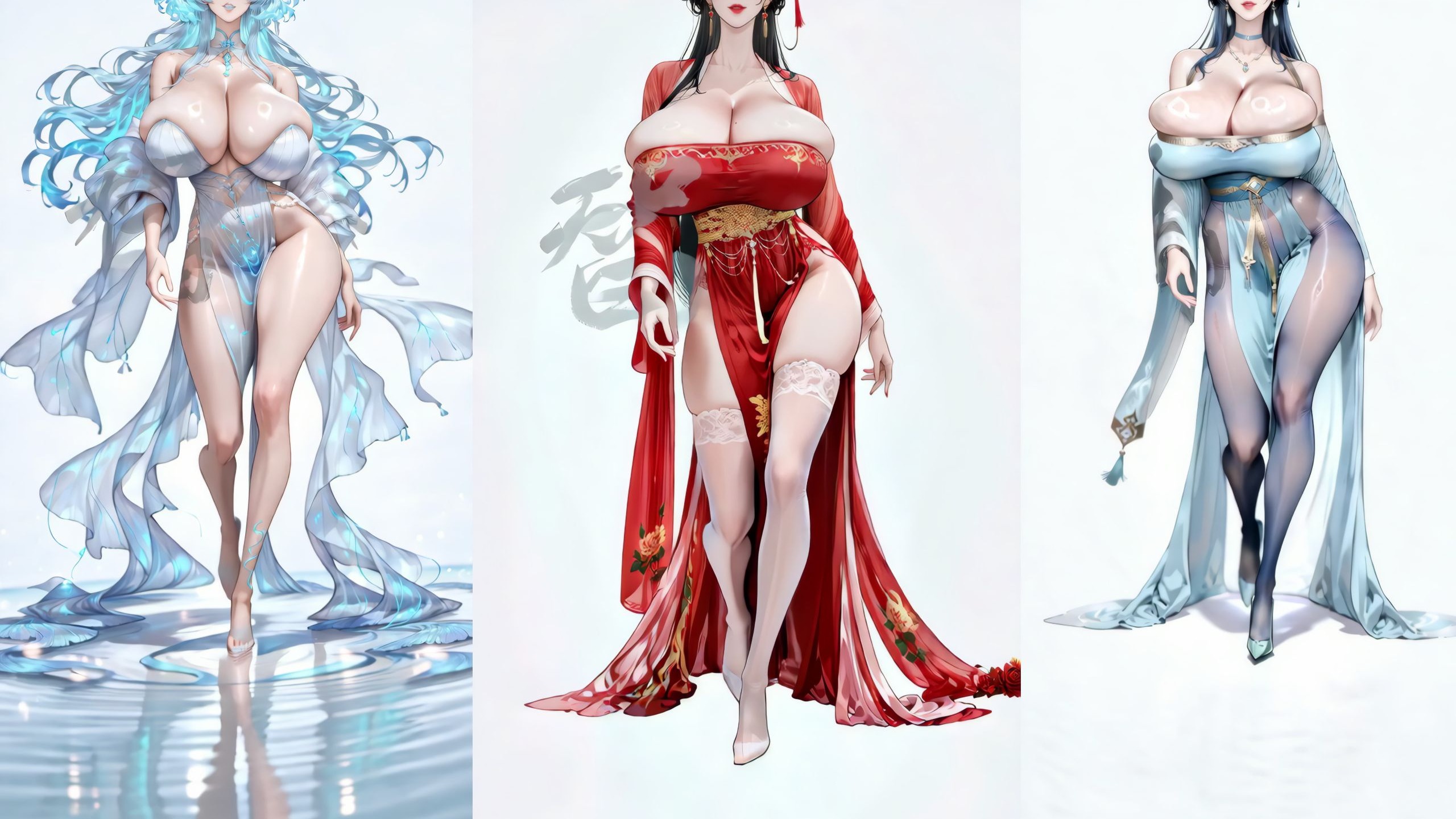 哦齁仙子走秀-三连【正常古风】