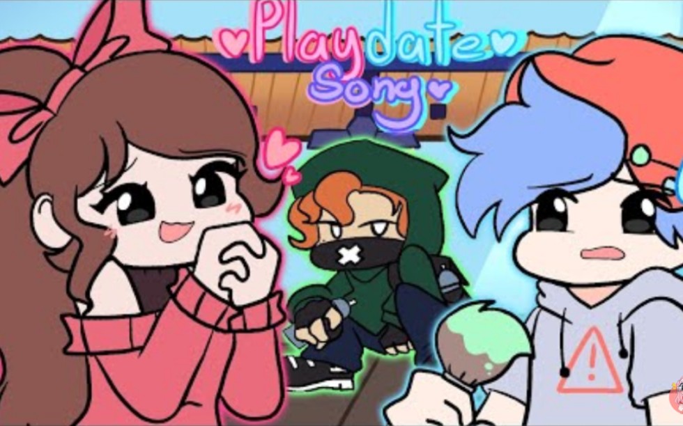 Friday Night Funkin’ - PLAYDATE SONG (FNF Mod Animation) Ft. Soft BF and GF
