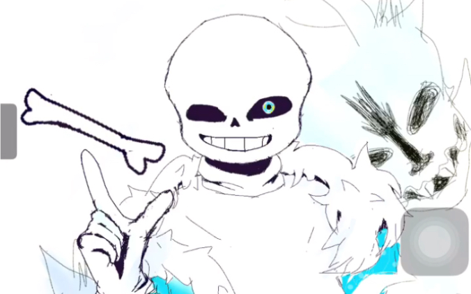 传说之下衫斯(undertale sans)指绘过程