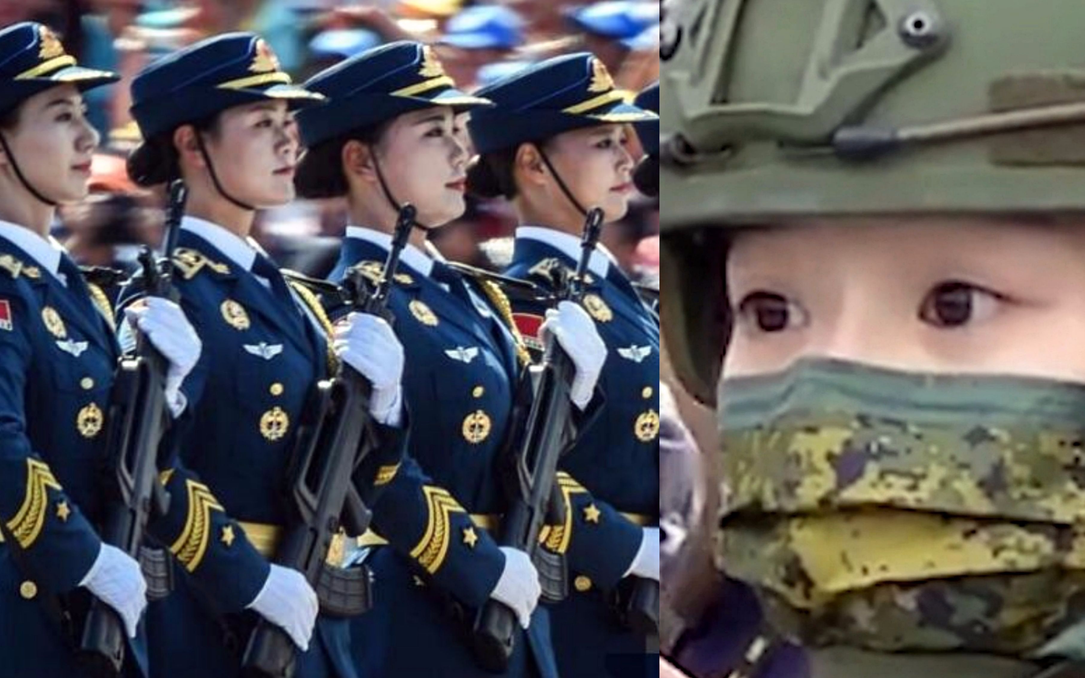 中国女兵：“宝岛的女兵，姐告诉你，什么是军人！”