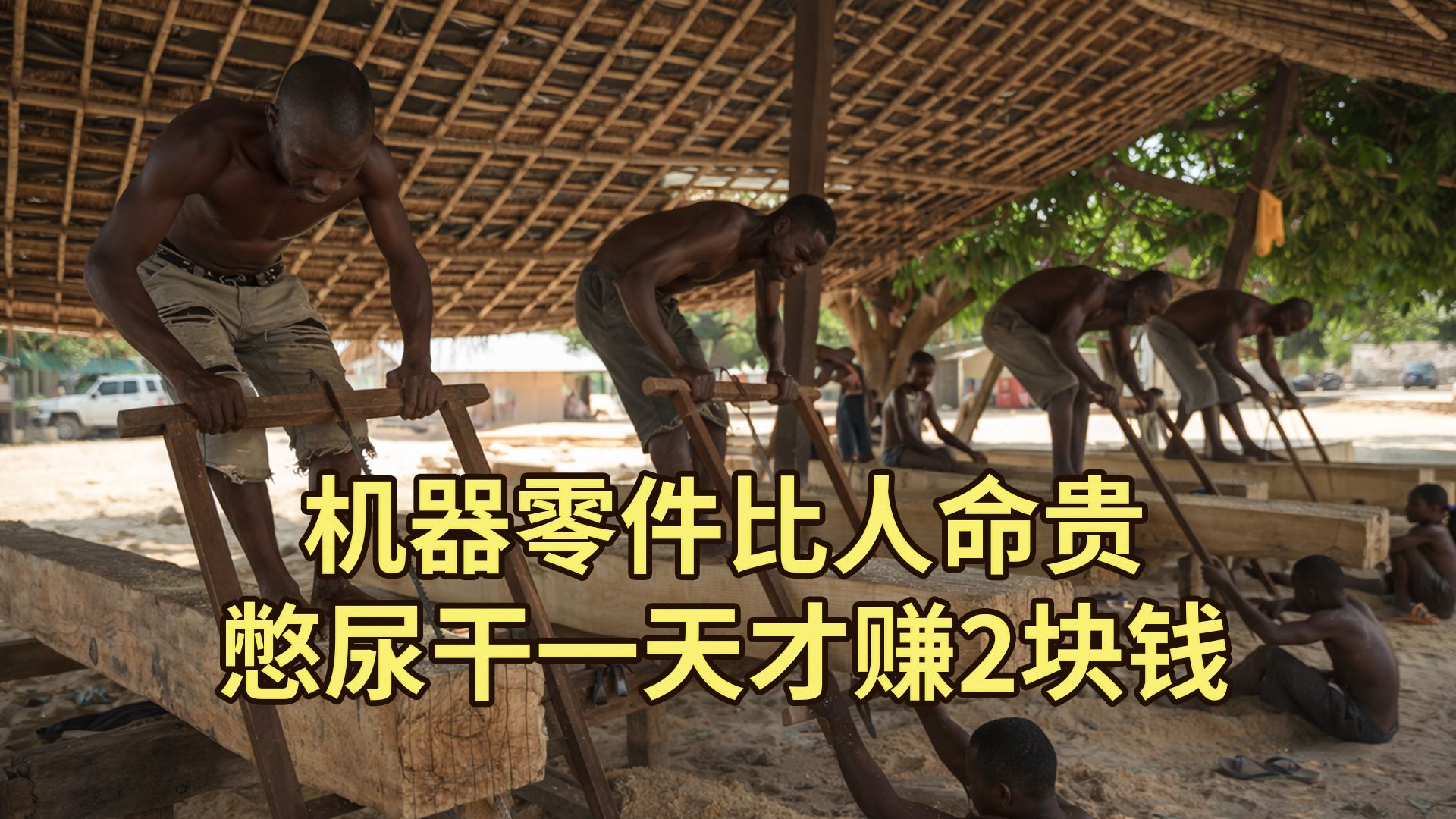 弯腰玩命干一天赚2块，卷的人们憋尿猛干