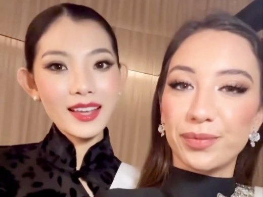 中国小姐赵娜与以色列佳丽畅谈两国人民交流