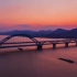 延时摄影杭州钱塘江复兴大桥