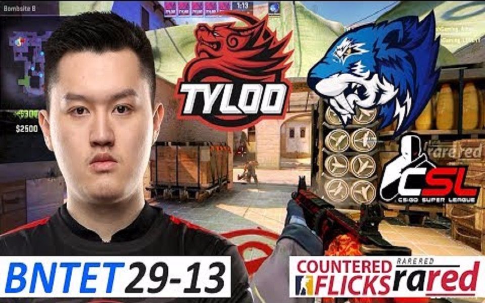 【csgo】pov tyloo bntet 29-13 vs flash @cs:go super league 2017