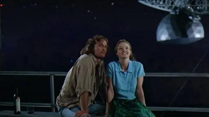 Jodie Foster &amp; Mathew McConaughey《超时空接触》吻戏拍摄花絮