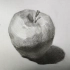 【素描 过程】苹果教程 一分钟教你画苹果！画好苹果，结构是关键！！学不会找我，超简