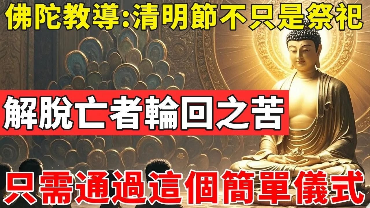 佛陀教導：清明節不只是祭祀，這個簡單儀式可助亡者解脫輪回之苦。#佛光心境#佛陀#佛學#佛教#禪修#佛法智慧#佛教故事#佛教文化