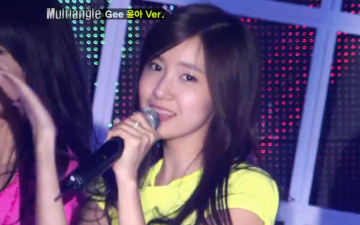 【林允儿】090206 gee - 少女时代音乐银行打歌舞台 yoona focus