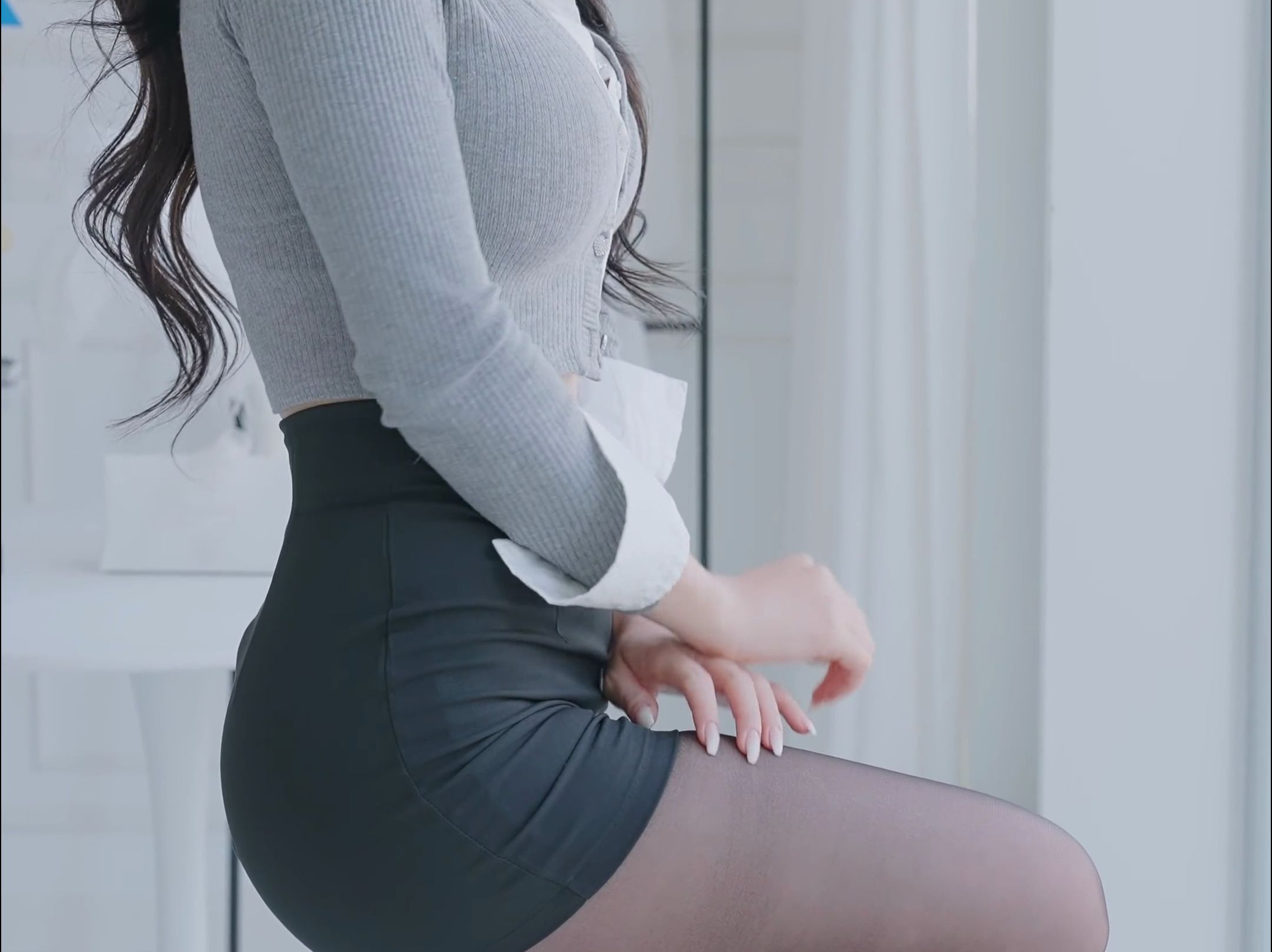 Miss Ajin's Pure Desire Style Wrap Dress Outfit