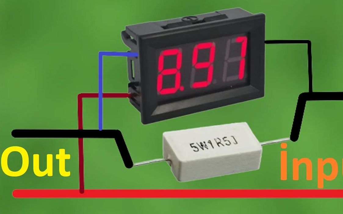 如何将电压表转换为电流表？ .