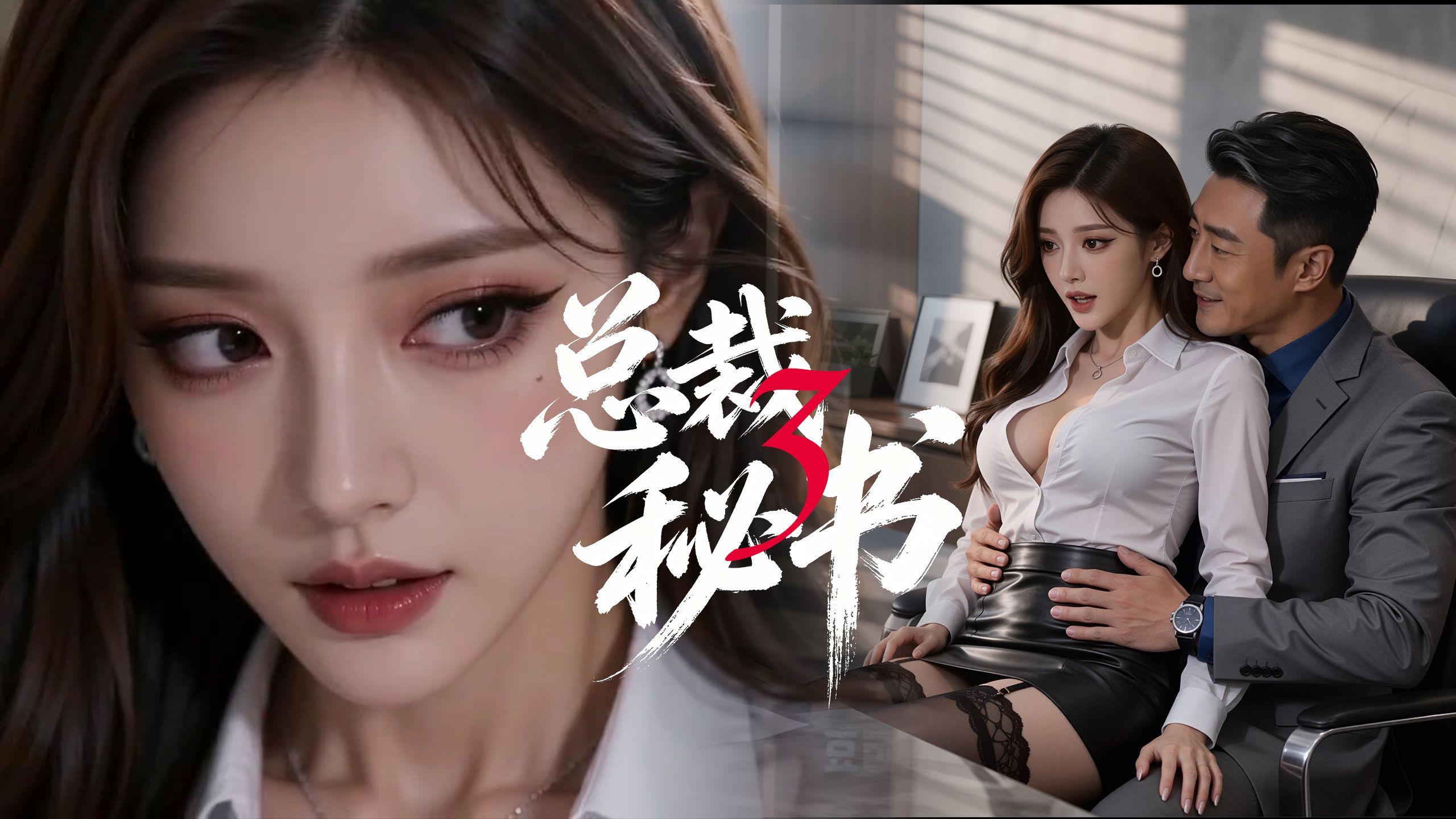 【AI短剧】总裁秘书3 该学会汇报工作了 OL 办公室职业装 职场穿搭 财阀