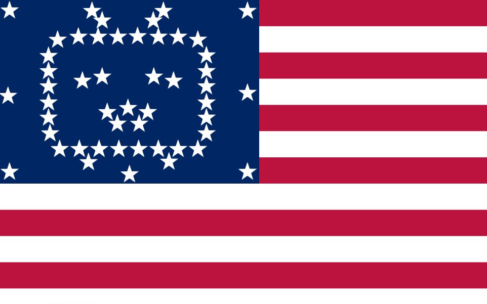 你知道吗，美国宪法并没有规定美国国旗星星该怎么排列