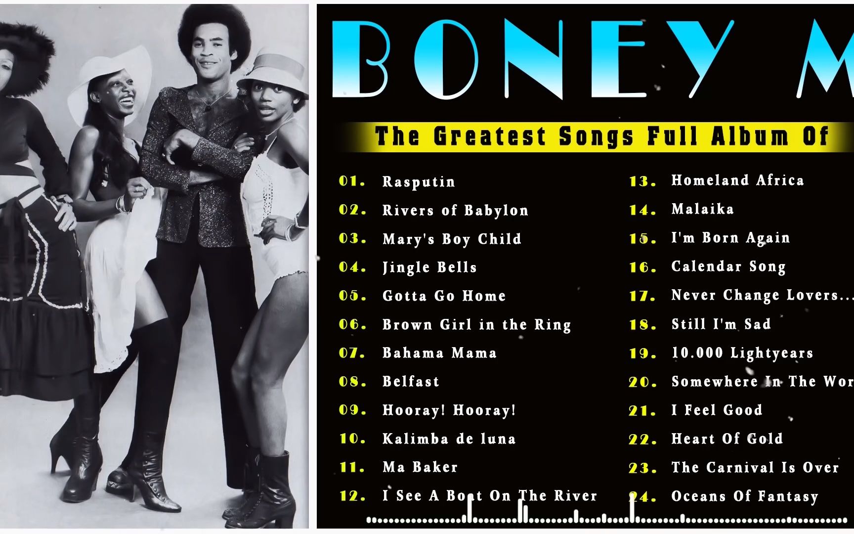 波尼m合唱团 传奇迪斯可团体 boney m greatest hits full album