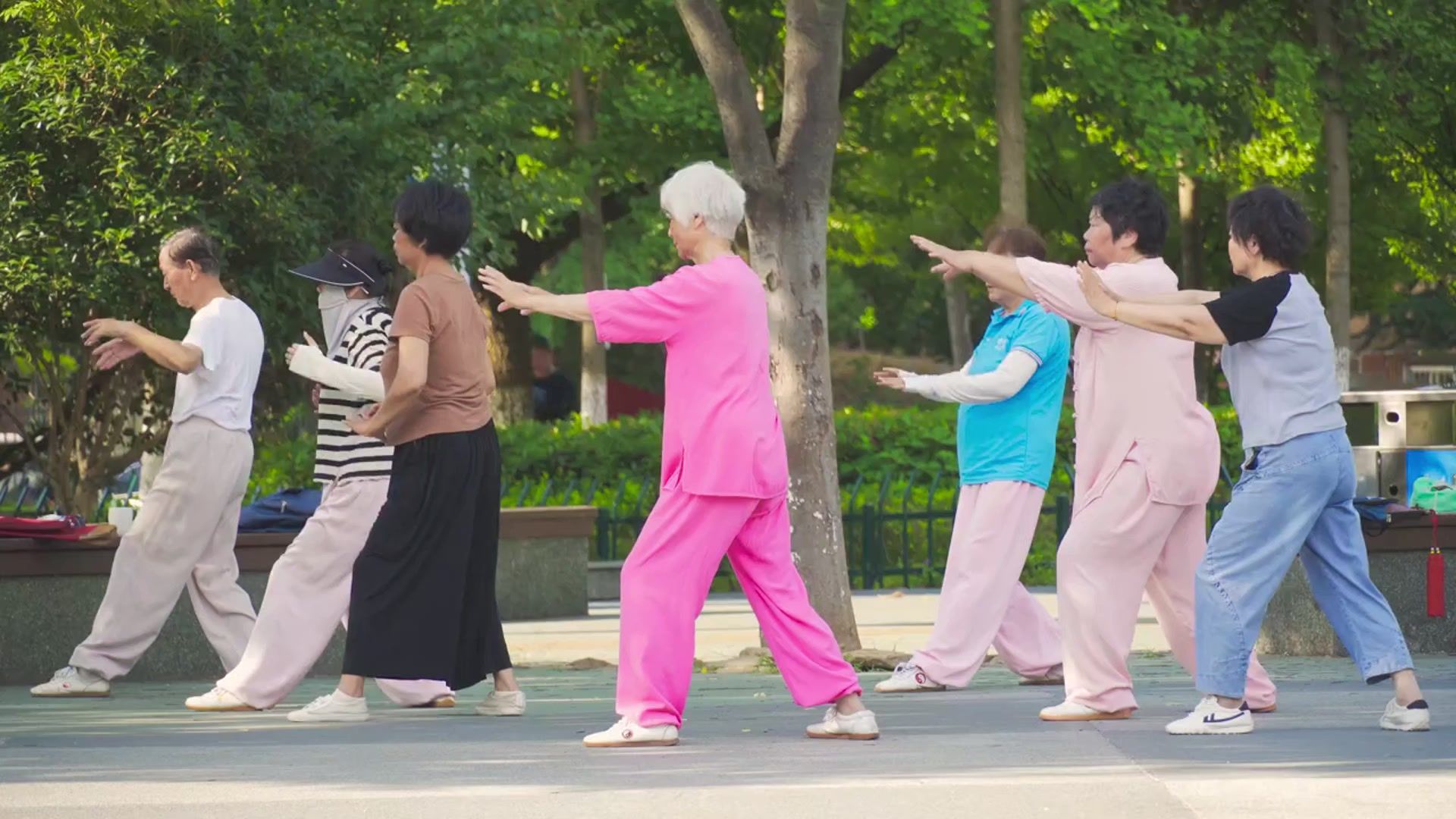 【空镜素材】耍太极