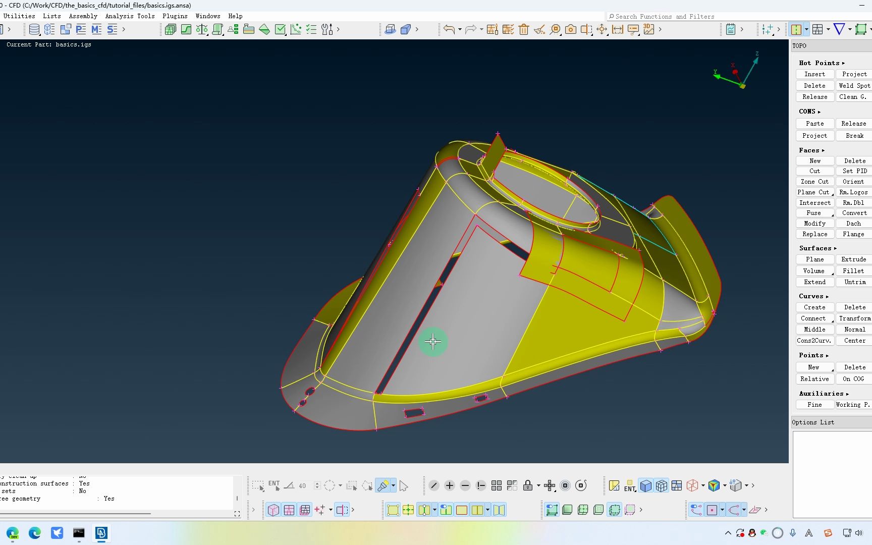 ANSA几何清理（传统面板）