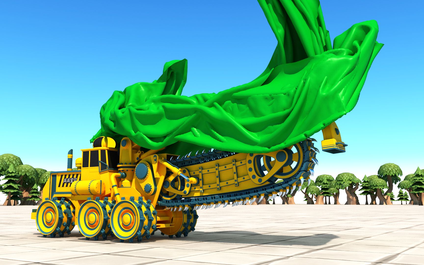 猜车、少儿挖掘机动画片、工程车汽车玩具动画、幼儿启蒙益智动画