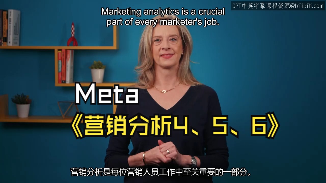 Meta《营销分析（Python数据分析、营销统计、营销数据分析方法）|Meta Marketing Analytics（4、5、6课/共8课）》中英字幕