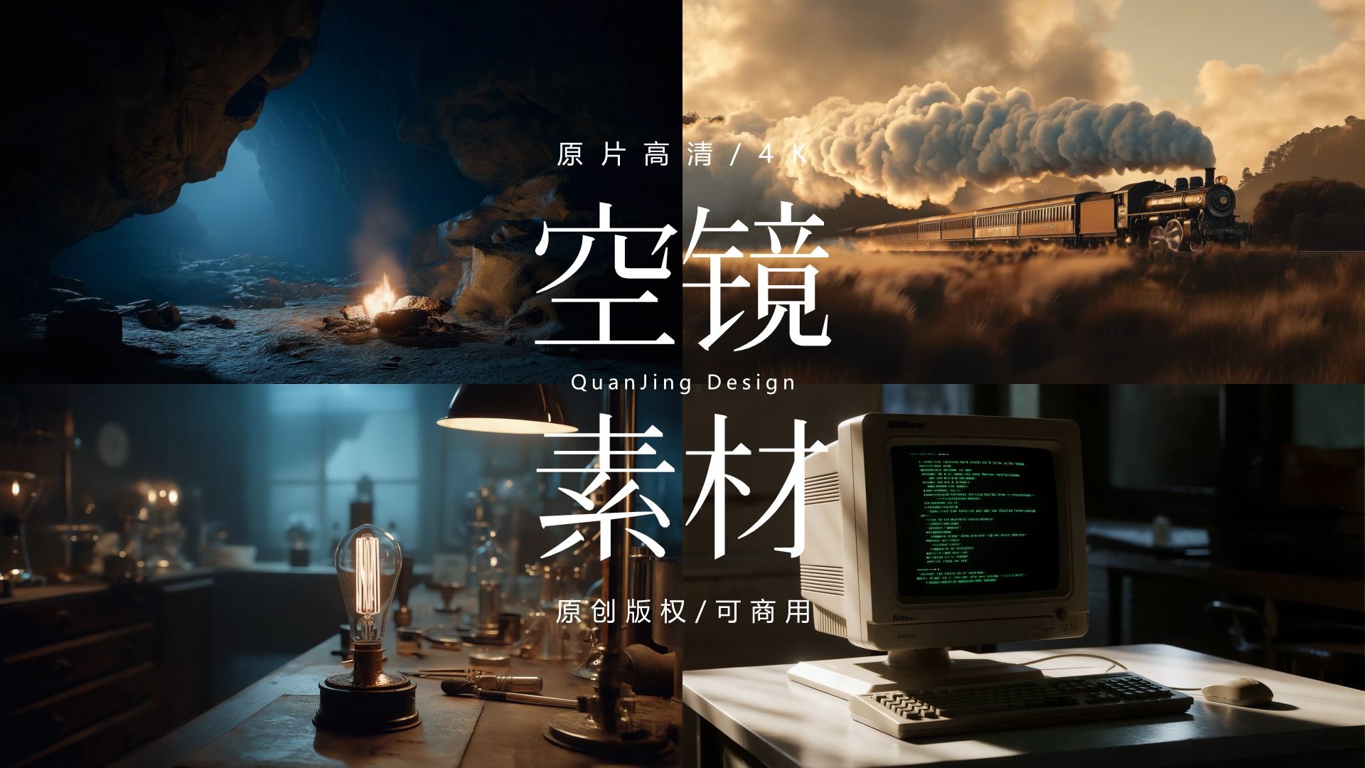 可商用视频素材｜人类文明工业革命科技发展历史进程